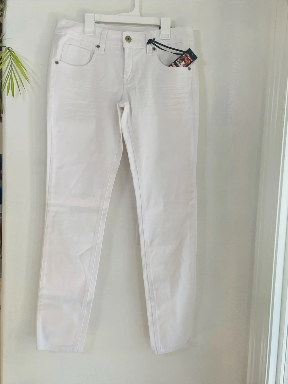 Dollhouse Skinny White Jeans The Rocker NWT Size 9